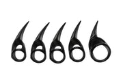 XR Brands - Set mit 10 Krallen - Schwarz