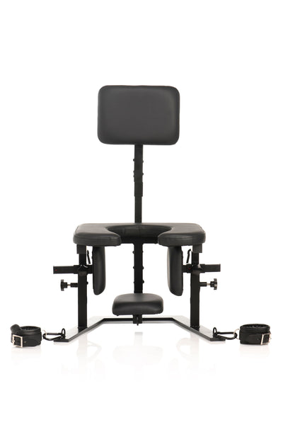 XR Brands - Pleasure Throne Oralsex-Stuhl - Schwarz