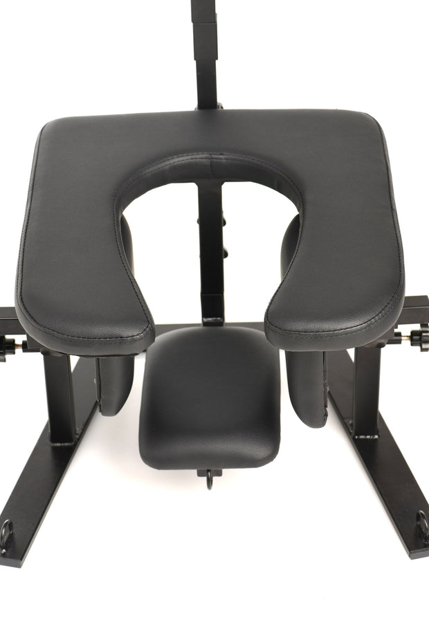 XR Brands - Pleasure Throne Oralsex-Stuhl - Schwarz
