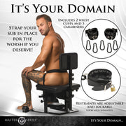 XR Brands - Pleasure Throne Oralsex-Stuhl - Schwarz