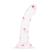 Dildo Collection Flower Power Dildo – Rosa Glitzerdesign 15 cm