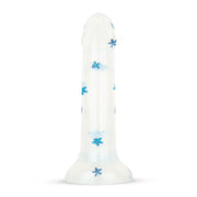 Dildo Collection Blossom Bliss Dildo – Blaues Glitzerdesign 19 cm