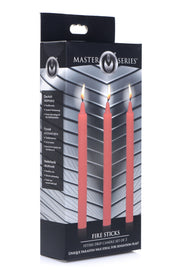 XR Brands - Fire Sticks Fetisch-Tropfkerzen - Rot