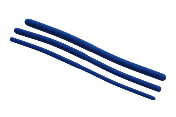 XR Brands - Invasion Silikon-Harnröhren-Dilatatoren-Set - Blau