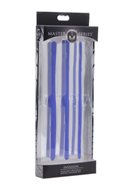 XR Brands - Invasion Silikon-Harnröhren-Dilatatoren-Set - Blau
