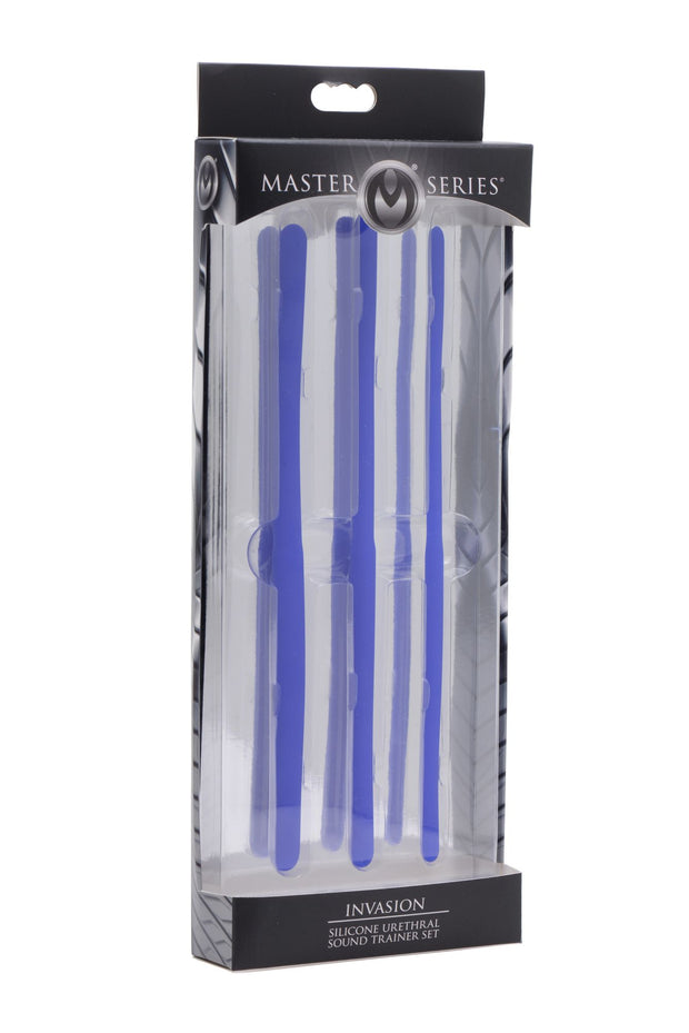 XR Brands - Invasion Silikon-Harnröhren-Dilatatoren-Set - Blau