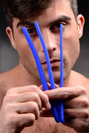 XR Brands - Invasion Silikon-Harnröhren-Dilatatoren-Set - Blau