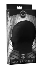 XR Brands - Offener Mund Maske mit gepolsterter Augenmaske - Schwarz