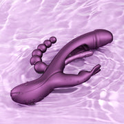 HoneyPlayBox - Trilux Kinky Finger Rabbit Vibrator - Lila