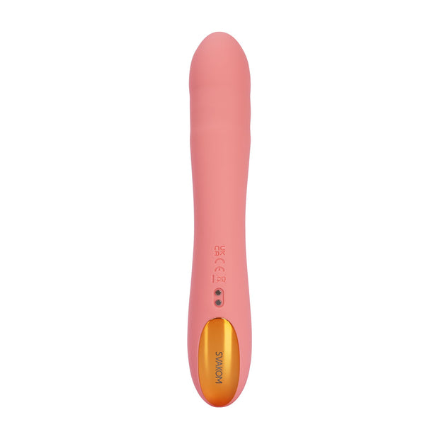 SVAKOM - Ava Neo Interaktiver Stoßvibrator - Pfirsich