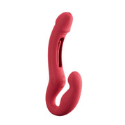 HoneyPlayBox - App-gesteuerter Paarvibrator ohne Gurt - Rot