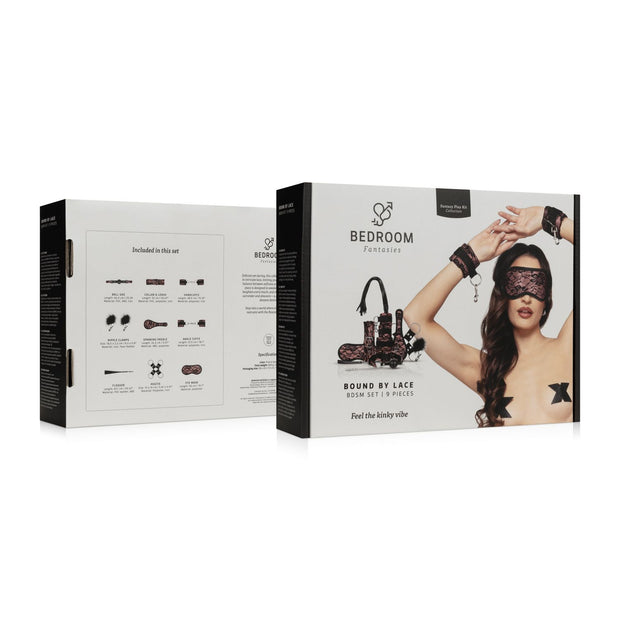 Bedroom Fantasies - Bound by Lace - 8-teiliges SM-Set - Pink