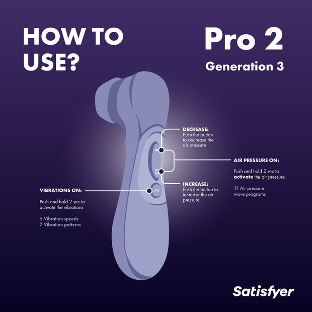 Satisfyer Pro 2 Generation 3 - Lila