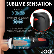 JOCK – Saugender & Vibrationsmasturbator Wiederaufladbar