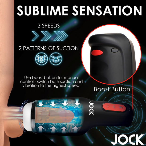JOCK – Saugender & Vibrationsmasturbator Wiederaufladbar