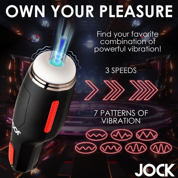 JOCK – Saugender & Vibrationsmasturbator Wiederaufladbar