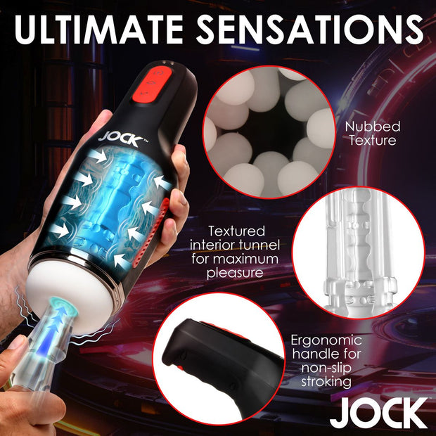 JOCK – Saugender & Vibrationsmasturbator Wiederaufladbar
