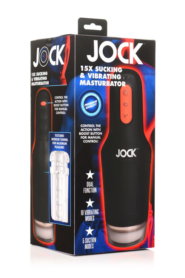 JOCK – Saugender & Vibrationsmasturbator Wiederaufladbar