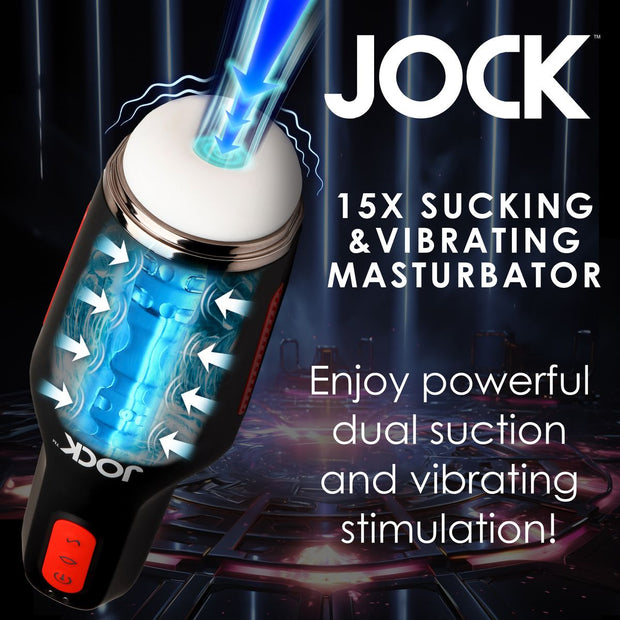 JOCK – Saugender & Vibrationsmasturbator Wiederaufladbar