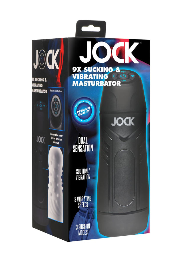 JOCK - Masturbator Saug- & Vibrationsfunktion