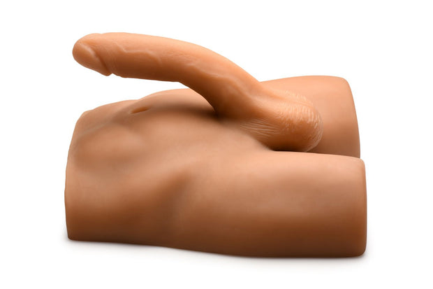 JOCK - Ass Masturbator mit Biegsamem Dildo - Mittlerer Hautto