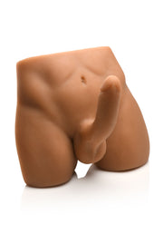 JOCK - Ass Masturbator mit Biegsamem Dildo - Mittlerer Hautto