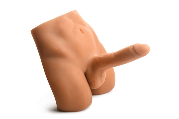 JOCK - Ass Masturbator mit Biegsamem Dildo - Mittlerer Hautto