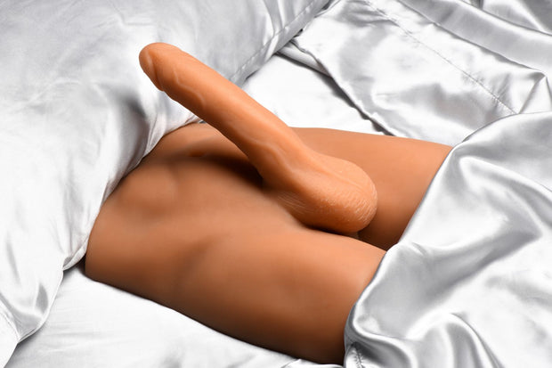 JOCK - Ass Masturbator mit Biegsamem Dildo - Mittlerer Hautto