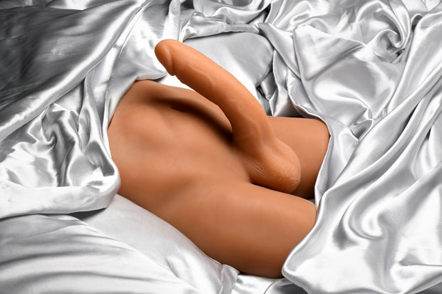 JOCK - Ass Masturbator mit Biegsamem Dildo - Mittlerer Hautto