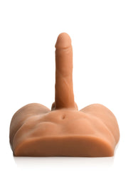 JOCK - Ass Masturbator mit Biegsamem Dildo - Mittlerer Hautto