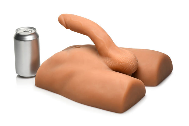 JOCK - Ass Masturbator mit Biegsamem Dildo - Mittlerer Hautto