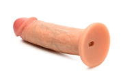JOCK - Real Skin Vibrierender Dildo - 20 cm & Helle Silikonhaut