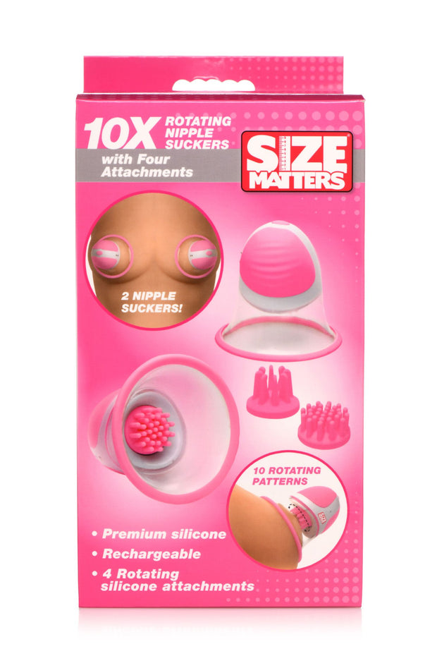 SIZE MATTERS - otierende Nippelsauger - 4 Aufsätze