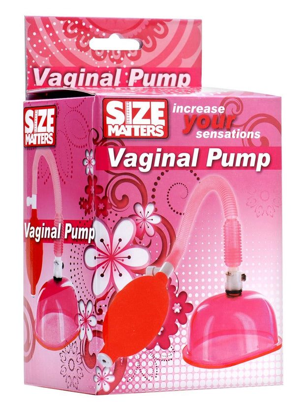 SIZE MATTERS - Vaginalpumpen-Set - Rosa Sauggerät