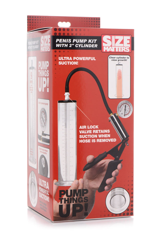 Size Matters - Penis Pumpen Set - Transparenter Zylinder Ø5 cm