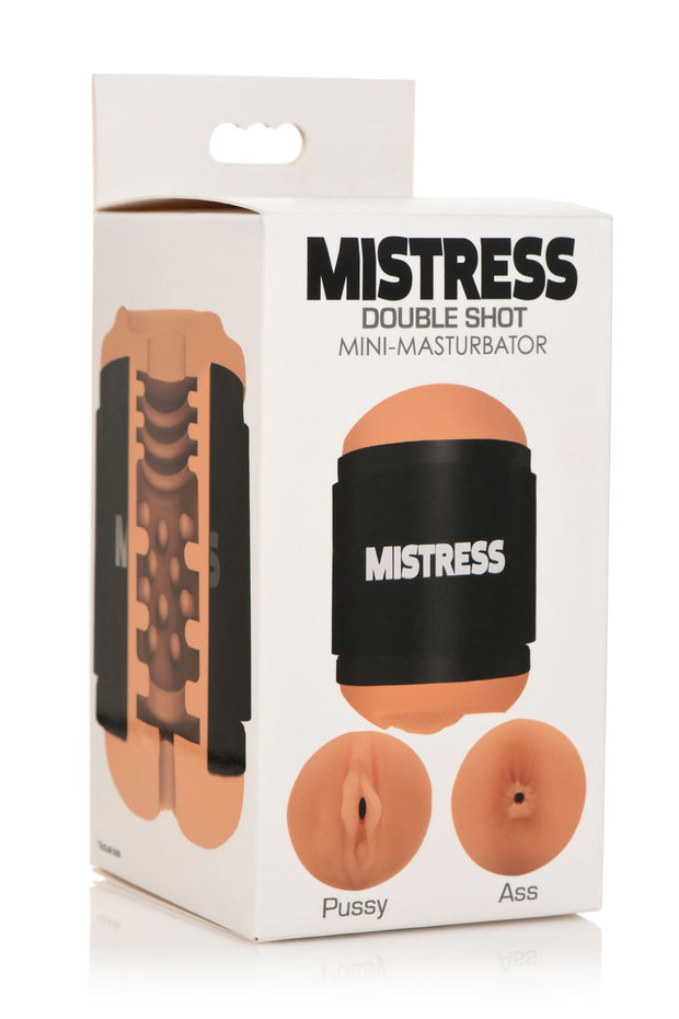 MISTRESS – Double Shot Mini-Masturbator – Beige