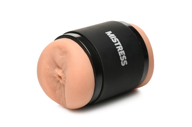 MISTRESS – Double Shot Mini-Masturbator – Beige