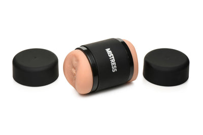 MISTRESS – Double Shot Mini-Masturbator – Beige