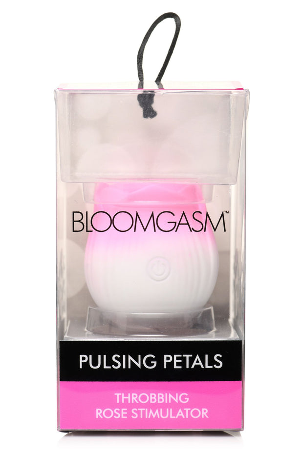 BLOOMGASM - Pulsing Petals Stimulator Pulsierende Rosen-Vibrator - Rosa
