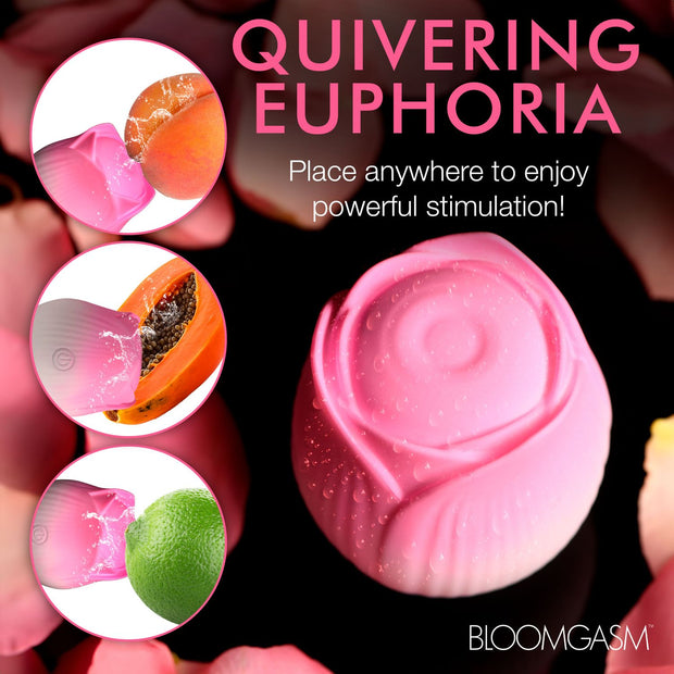 BLOOMGASM - Pulsing Petals Stimulator Pulsierende Rosen-Vibrator - Rosa