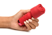 BLOOMGASM – Pleasure Rose Mini-Wand-Vibrator – Rot