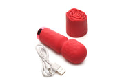 BLOOMGASM – Pleasure Rose Mini-Wand-Vibrator – Rot
