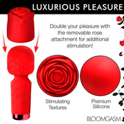 BLOOMGASM – Pleasure Rose Mini-Wand-Vibrator – Rot