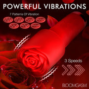 BLOOMGASM – Pleasure Rose Mini-Wand-Vibrator – Rot