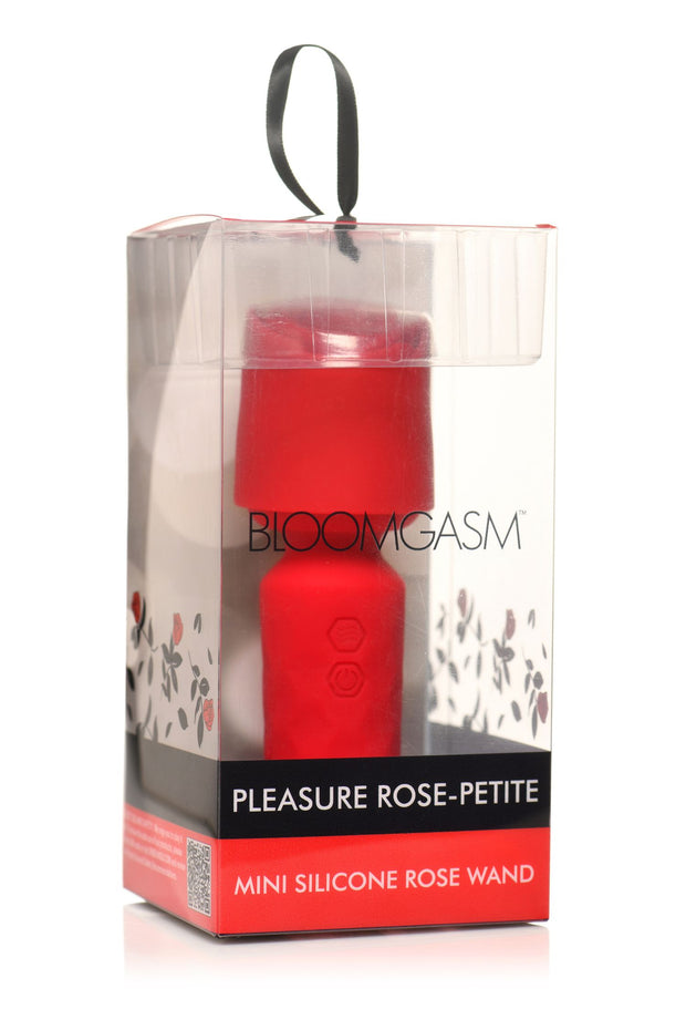 BLOOMGASM – Pleasure Rose Mini-Wand-Vibrator – Rot