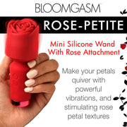 BLOOMGASM – Pleasure Rose Mini-Wand-Vibrator – Rot