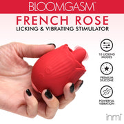 BLOOMGASM - French Rose Leck- und Vibrationsstimulator - Rot