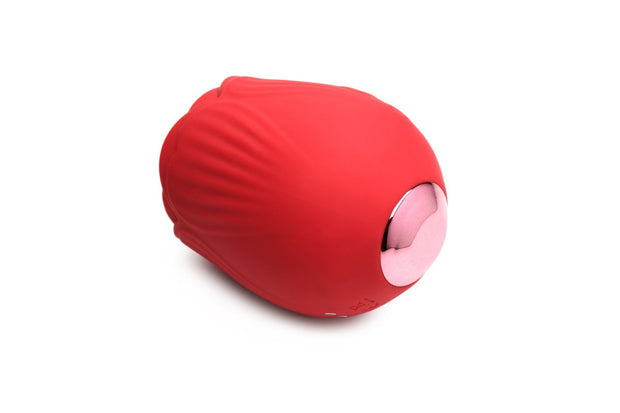 BLOOMGASM - French Rose Leck- und Vibrationsstimulator - Rot