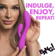 BANG! - Flexibler Rabbit Vibrator Doppelte Stimulation - Lila