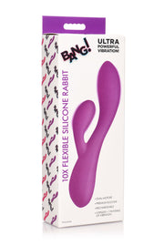 BANG! - Flexibler Rabbit Vibrator Doppelte Stimulation - Lila